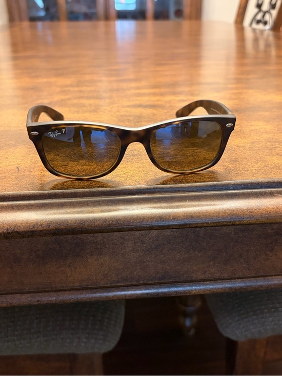 Ray-Ban Matte Tortoise Frame Sunglasses with Brown Lenses main image 4